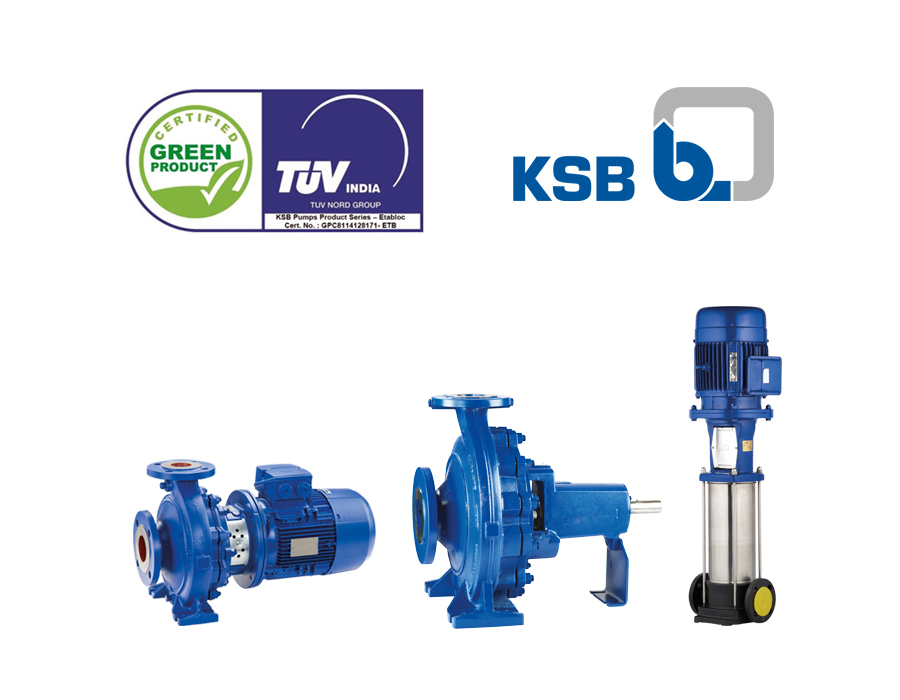KSB in India receives Green certification for its pumps! |