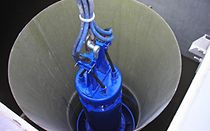 Amacan submersible pump in discharge tube