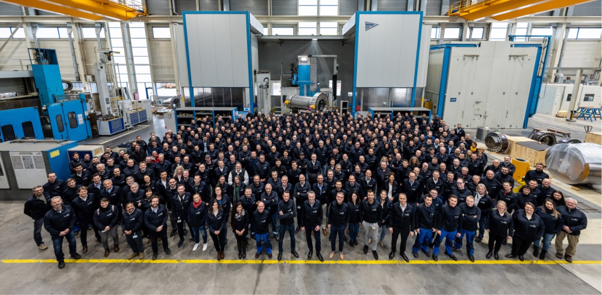 Das Energie-Team in Frankenthal trifft sich zum Neujahrsempfang.