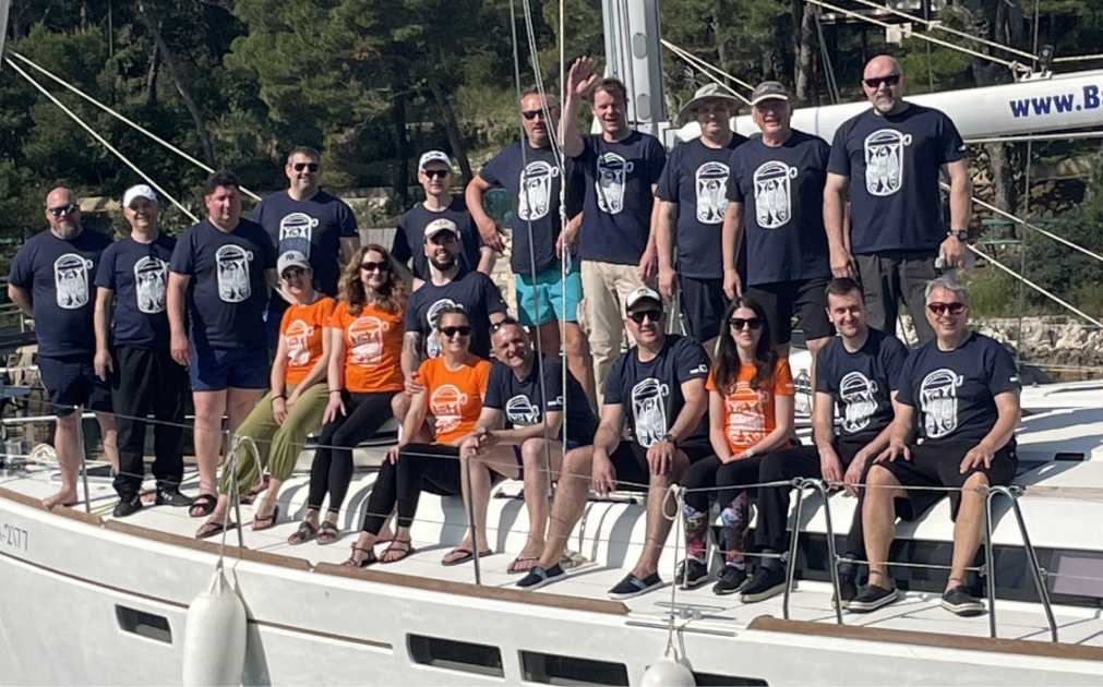 Die südosteuropäischen KSB-Teams segeln in der Adria.